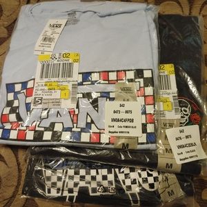 Lot of 3 Vans Size Med Shirts